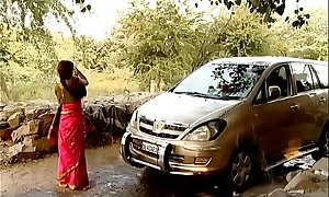 ---indian neighbourhood pub bhabhi washing car..{uncut ex...