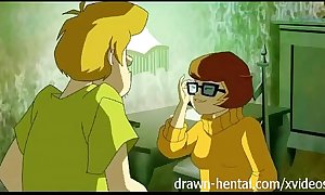 Scooby doo hentai - velma loves it in rub-down the exasperation