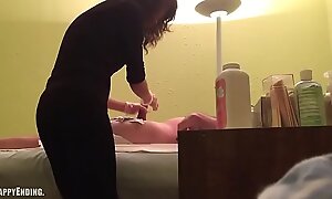 Spunk fountain during waxing - SpyHappyEnding