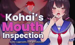 Kouhai's brashness   inspection? (ASMR) brashness sounds dissolute anime girl sugarwaifu